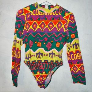 Roccobarocco One Piece Bodysuit Made in Italy.